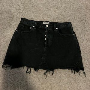 Agolde black jean skirt size 29